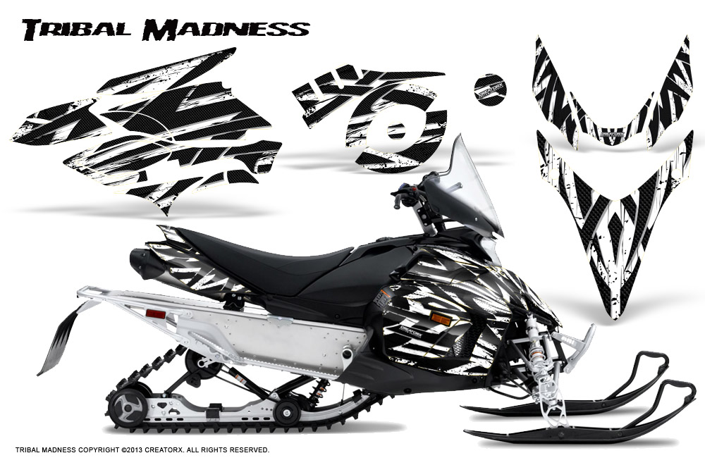 Yamaha Phazer Graphics Kit Tribal Madness White